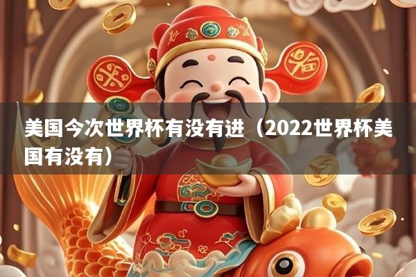 美国今次世界杯有没有进（2022世界杯美国有没有）
